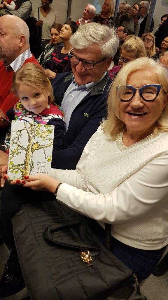 Prezydent Leszczyński z żoną i wnuczką